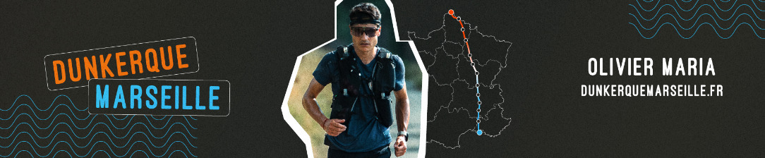 Dunkerque-Marseille en courant par Olivier Maria